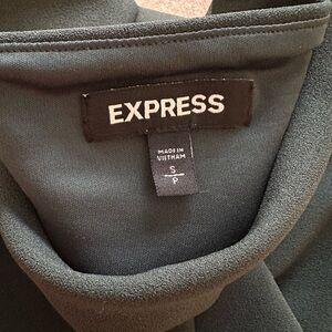 Express Dark Forest Green Long Sleeve